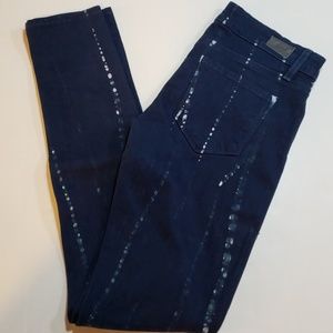 Paige Verdugo ultra skinny blue jeans size 24